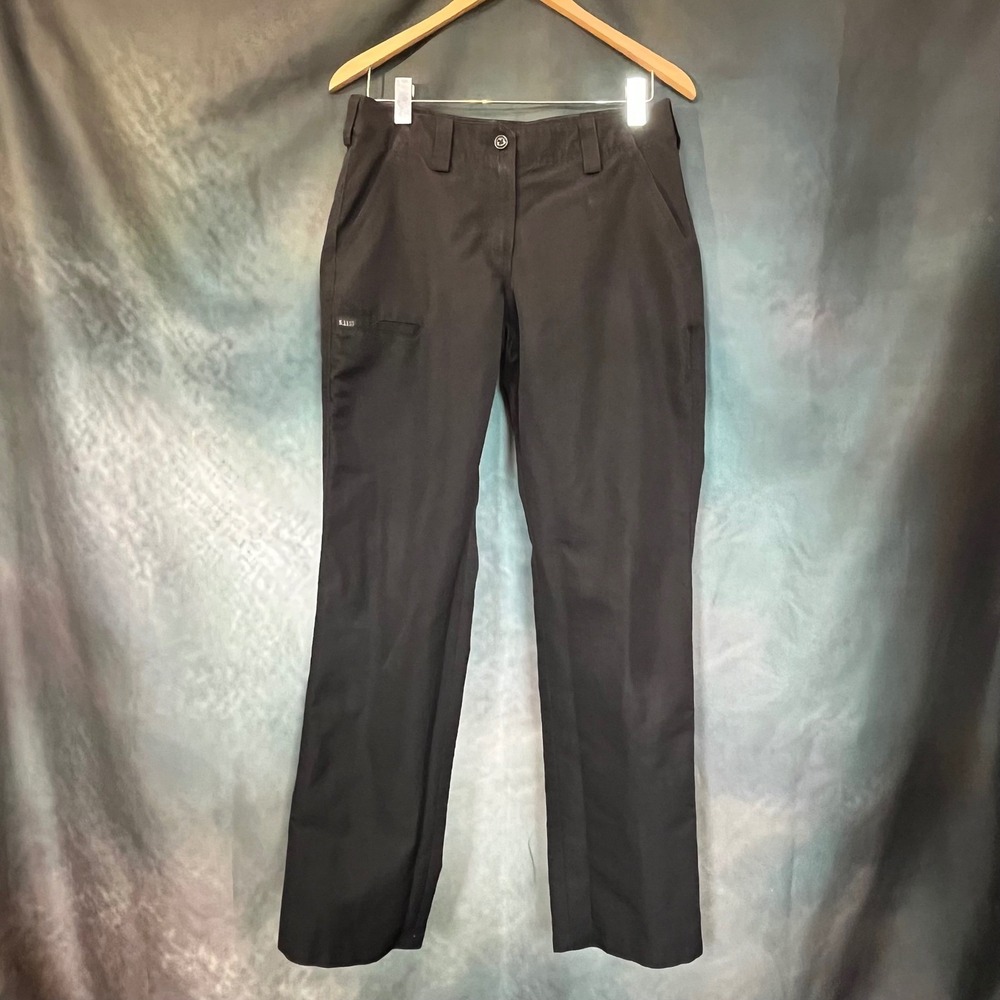 5.11 Tactical Women's Black Straight Leg Casual‎ Work Pants US 6 Regular